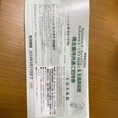 東急　株主優待券　1冊の画像