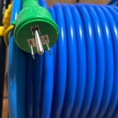 100V 屋外コードリール安い！未使用！　　電圧表示ランプ付！漏電過負荷兼用ブレーカー、温度センサー付の画像