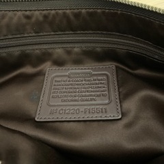 COACHショルダーバックの画像
