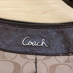 COACHショルダーバックの画像