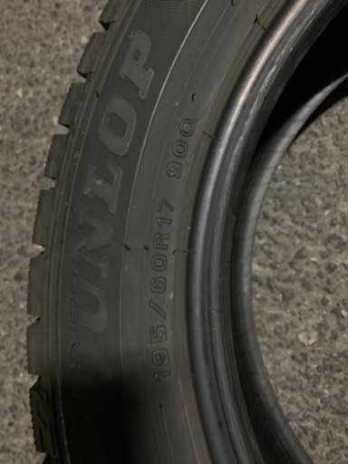 ダンロップ195/60R17 Wintrsxx Wm02スダット4本 ロッキー
