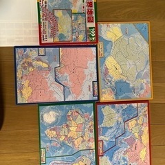 【知育玩具】世界地図パズル 日本地図パズルの画像