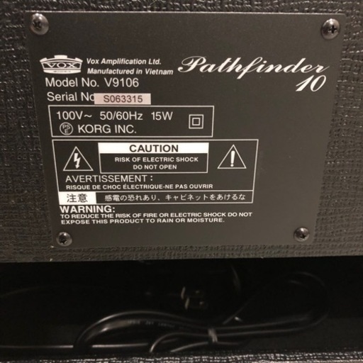 【中古】ギター SCHECTER ( シェクター )  OMEN-6 Black＆アンプ VOX V9106 Pathfinder 1