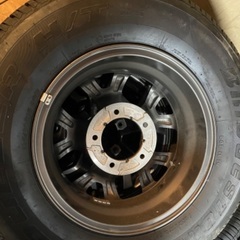 「超美品」純正アルミホイール&タイヤ15インチ(ジムニー用！？)の画像