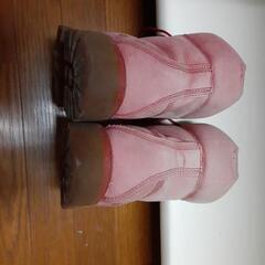 期間限定値下げ　ティンバーランド　赤スウェード　色あせあり。　27センチ？の画像