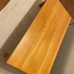 値下げ】【早い者勝ち！】無印良品 タモ材 木製ローテーブル 廃盤品