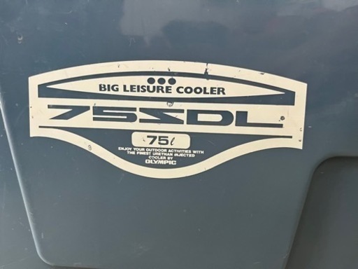 OLYMPIC ビッグレジャー75L、大型クーラーボックス　遠征釣り