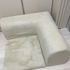 【ローソファー】アイボリーの画像