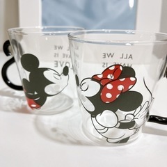 新品 ミッキー＆ミニー 耐熱ペアグラスの画像