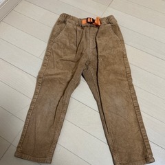 コーデュロイベージュパンツキッズM