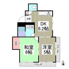 （（２ＤＫ））⭐️ＪＲ南武線谷保駅徒歩１０分⭐️初期費用抑えたい...