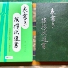 【美品】｢表書き挨拶状選書｣ の画像