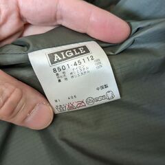 AIGLE 中綿アウター メンズS（無料）の画像