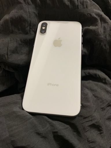 取引予定者決定致しました。スマホ iPhoneX 256gb 充電状態100% 初期化済み ホワイト