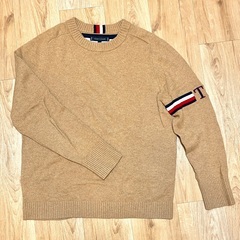 TOMMY HILFIGER アイコン セーター キャメル