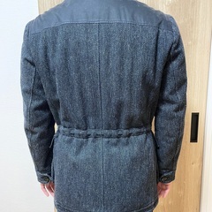 TOMMY HILFIGER セミロングコート ネイビーの画像