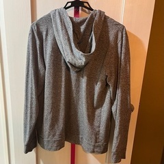 (9)春秋パーカー/レディース/グレーの画像