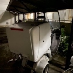 ミニカー登録可★ホンダ 2st ジャイロキャノピー ★お届け可★登録代行可★関東発送可能★50cc 原付　宅配達出前　スクーター バイク Uber　ウーバー31927kmの画像