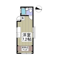 ✨『1R』鎌ヶ谷市東鎌ヶ谷✨珍しい昇降機能付きベッド有り‼️😳✨...