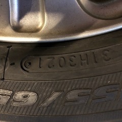155/65R14 TOYO GIZ 2021年　31週　ホイール付きの画像