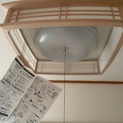 和室 照明器具 使用期間2年