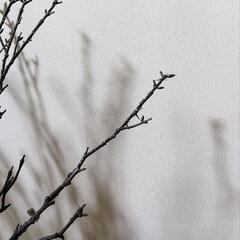 大きめリアルな枝の造花　フラワーアレンジ　しめ縄作りの画像