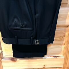 礼服　黒ダブル　古着の画像