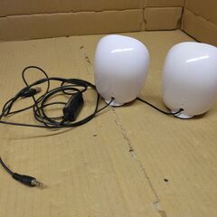 正常作動品　BUFFALO 小型　PC スピーカー　BSSP29UWHの画像