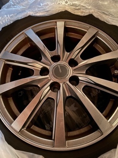 アルミホイールとスタッドレスタイヤ