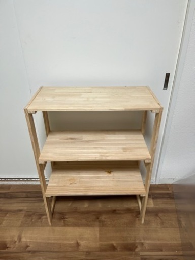 11月中　ニトリ wood 可動棚 パインラック