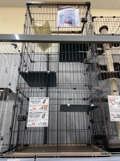 キャットケージ　ダークブラウン値下げ