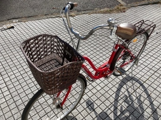 【26インチ自転車】外装6段変速　LEDオートライト付　27kg対応強化キャリア仕様　BAA認定車　若林自転車　膳所店　SALE中❗️