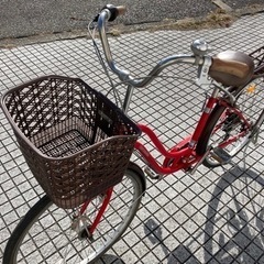 26インチ自転車】外装6段変速 LEDオートライト付 27kg対応強化キャリア仕様