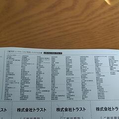 株式会社トラスト株主優待　Jネットレンタカー・スカイレンタカー割引券5枚セットの画像