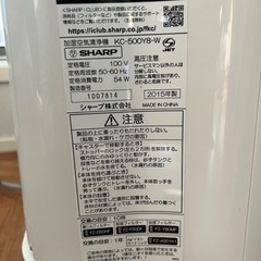 SHARP  加湿空気清浄機　の画像