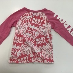 ドコモショップ仙台六丁の目店　 BABYDOLLのロングTシャツ110サイズの画像