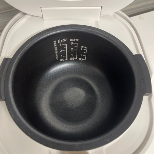 ? 激安‼️20年製【美品SHARP ジャー炊飯器 KS-CF05C-W 3合炊き?N161