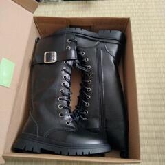 新品女の子 キッズ バックルデコレーション フロント レースアッ...