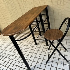 カウンターテーブルセット 受け渡し者決定