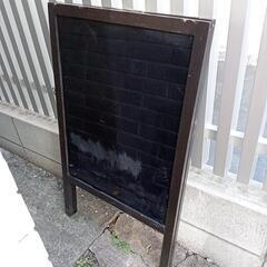 ブラックボード 看板 両面ブラックボード キズや汚れありの画像