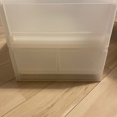 ★お取引中★無印良品　収納ケース引出し式　2段　の画像