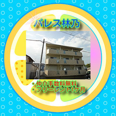 🌼パレス林乃101号室🌼✨仲介手数料無料✨敷金・礼金なし（…