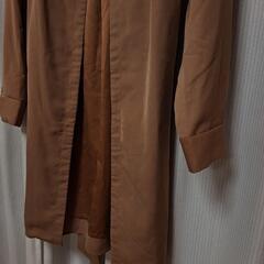 rienda 茶色 トレンチコート ブラウン フリーサイズ フリー リエンダの画像