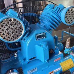コンプレッサ明治/meiji エンジン式エアコンプレッサ 3馬力 GE-22CSの画像