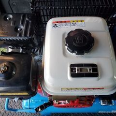 コンプレッサ明治/meiji エンジン式エアコンプレッサ 3馬力 GE-22CSの画像