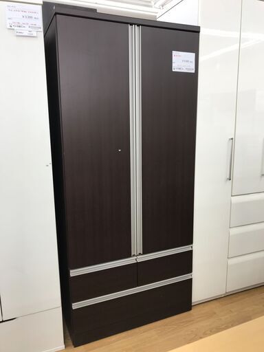 ★ジモティ割あり★  ワードローブ ブラウン H177×W80×D58 クリーニング済み KJ3621