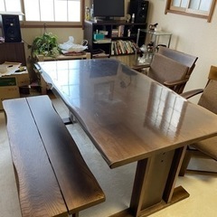 【決まりました】美品　回転チェア　ダイニングテーブルセット