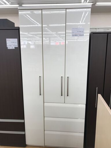 ★ジモティ割あり★ ニトリ ワードローブ ホワイト H200×W88×D54 クリーニング済み KJ3622