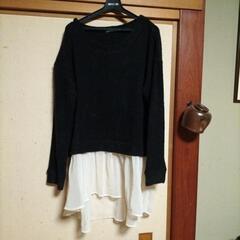 切り替えワンピース　チェニック