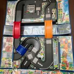 トミカ　おでかけ立体マップ　青　絶版品の画像